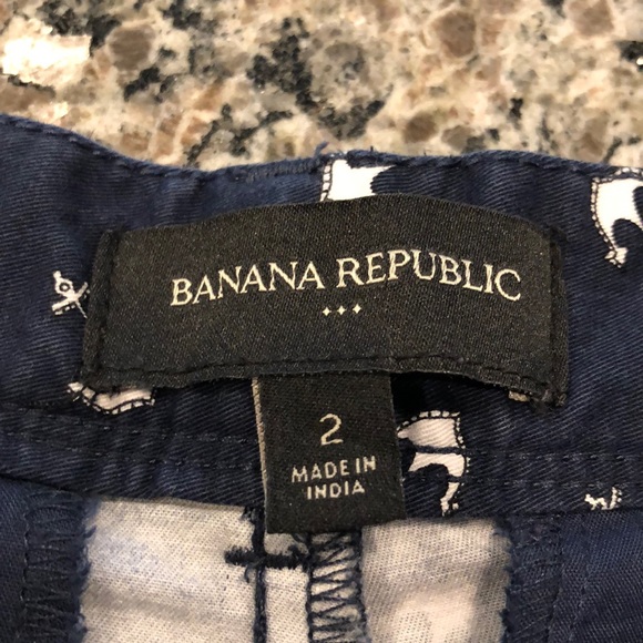Banana Republic Navy Anchor shorts - Sz 2 - Picture 3 of 3